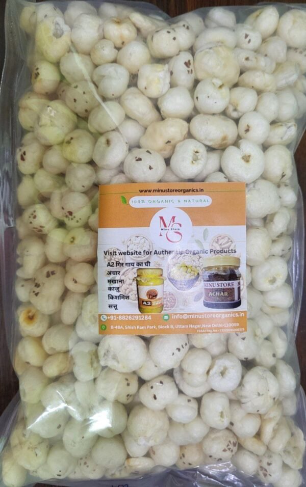 Makhana (Phool Makhana) Hand Picked Foxnuts (150 gm)
