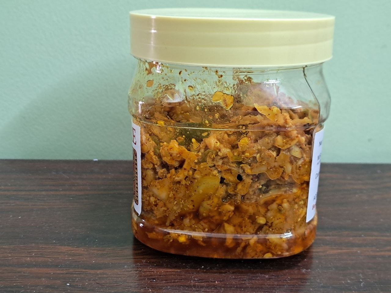 Kuccha Mango Achar (Mango Ginger Chilli and Garlic Pickle) - Image 2